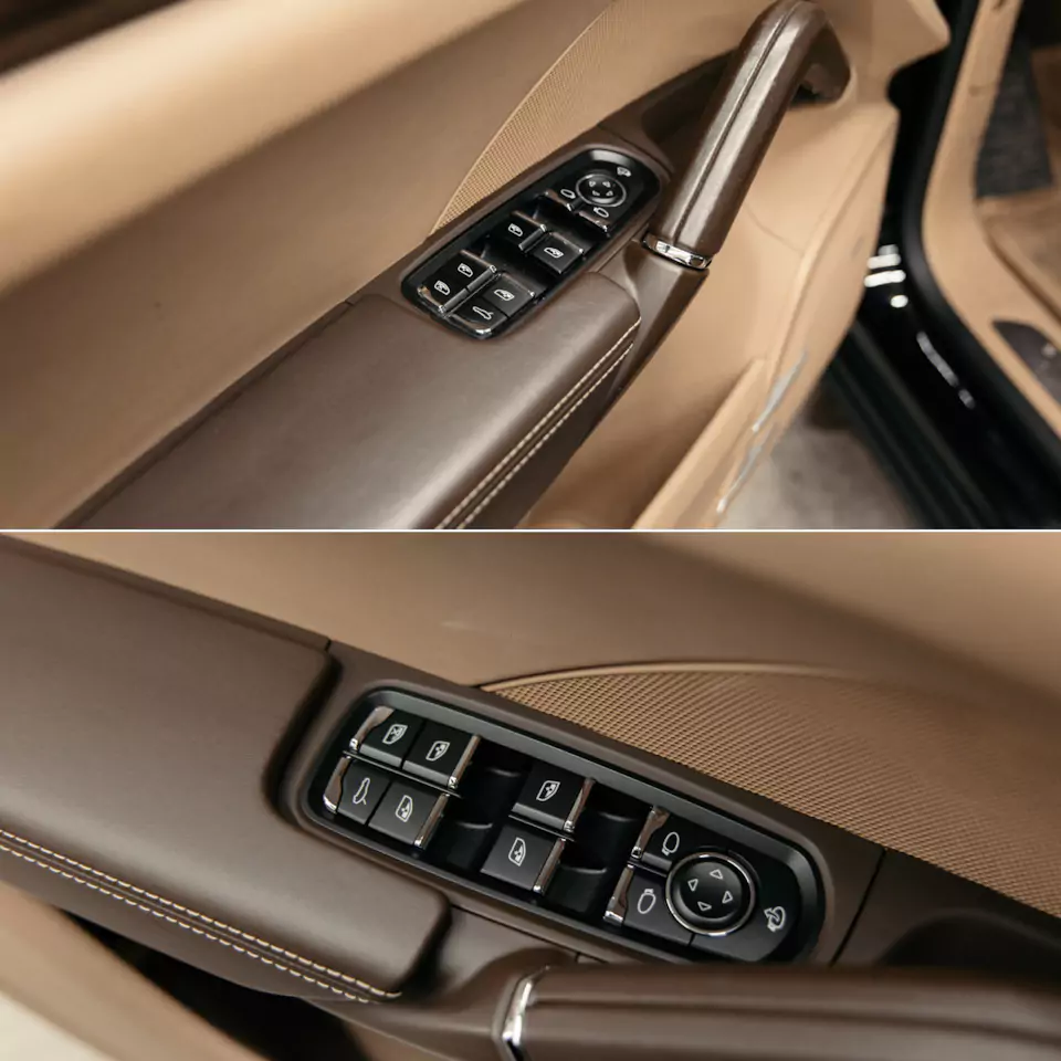 Комплексная химчистка салона и обработка кожи керамикой для Porsche Cayenne